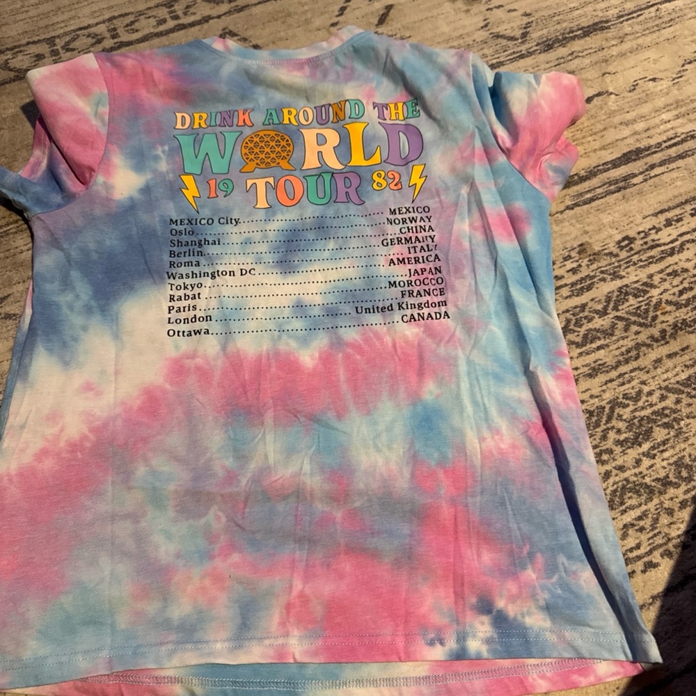 Tie-Dye Shirt - Pink and Blue